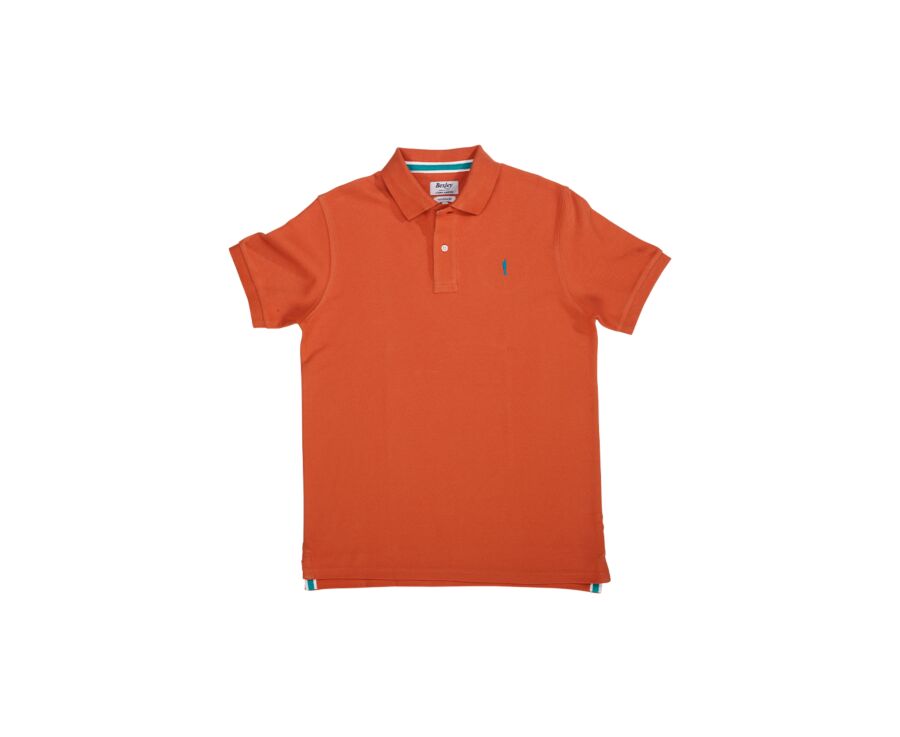 Dark Orange Men's polo shirt - ANDY II