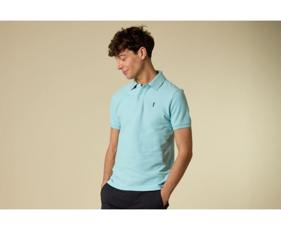 Men’s Polo Shirt Turquoise - ANDY II