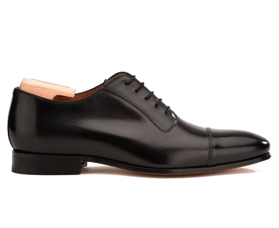 Black Men's Oxford shoes - Leather outsole - RINGWOOD