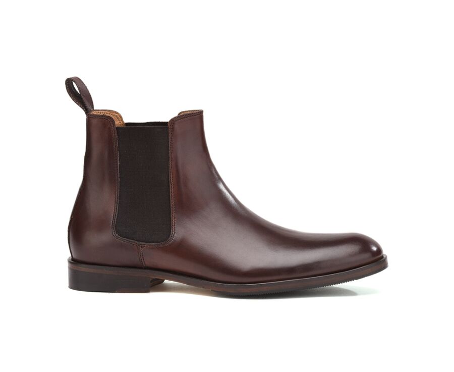 Chocolate Chelsea Boots - DAWSON II PATIN