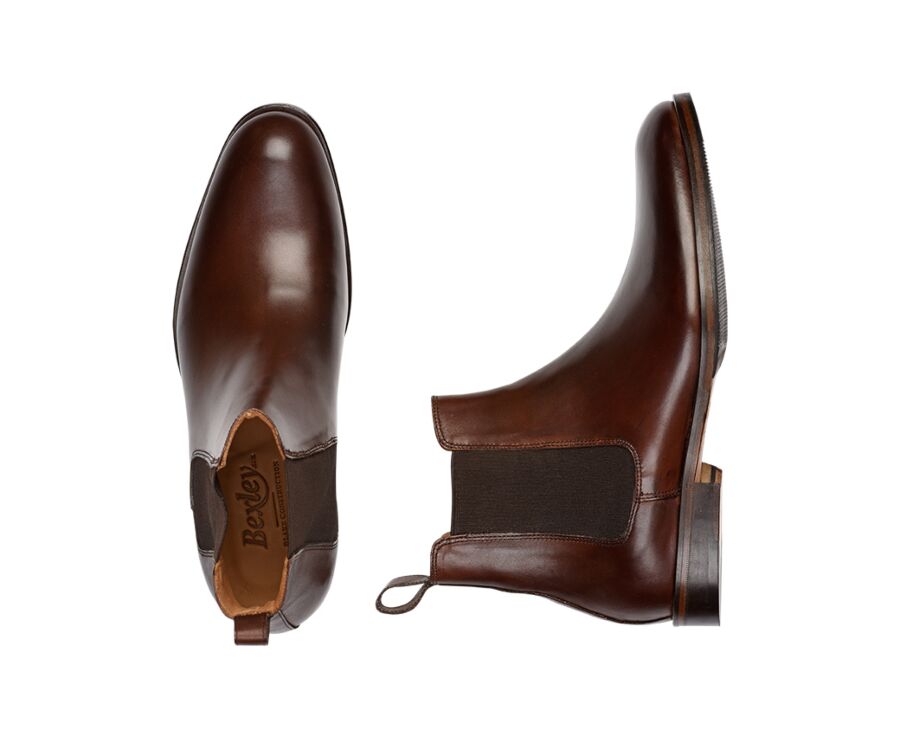 Chocolate Chelsea Boots - DAWSON II PATIN