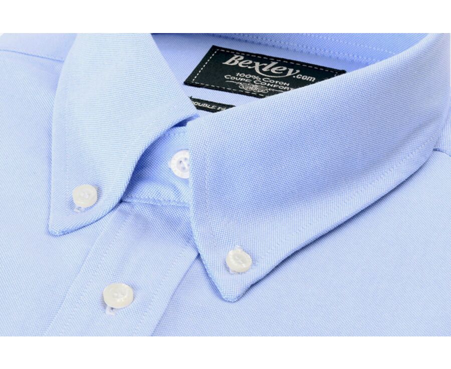 Blue sky Cotton shirt - American collar - TOMMY