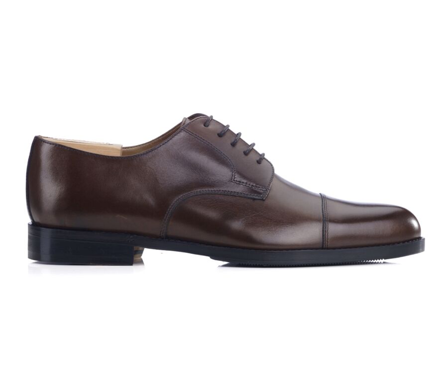 Patina Chocolate Derby Shoes - Rubber pad - MAYFAIR CLASSIC PATIN