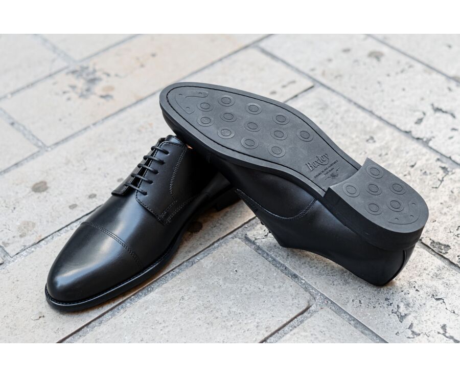 Black Derby Shoes - Rubber pad - MAYFAIR CLASSIC PATIN