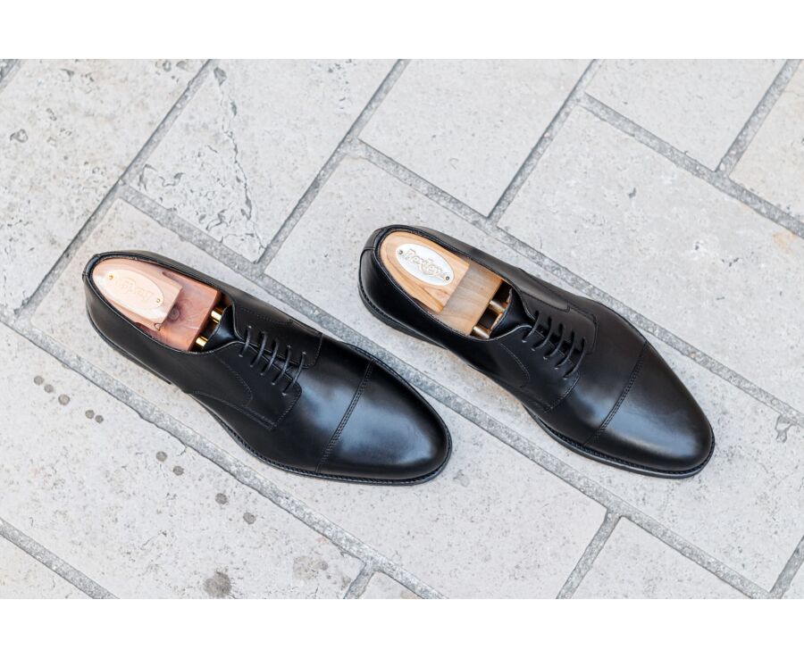 Black Derby Shoes - Rubber pad - MAYFAIR CLASSIC PATIN