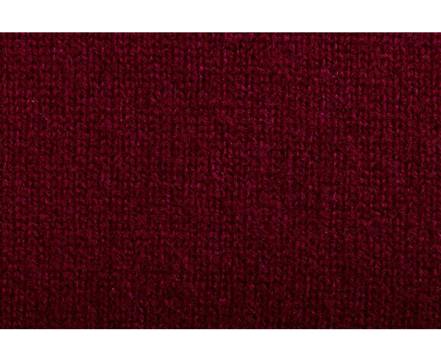 Men's roll-neck jumper – Burgundy - EMERIC
