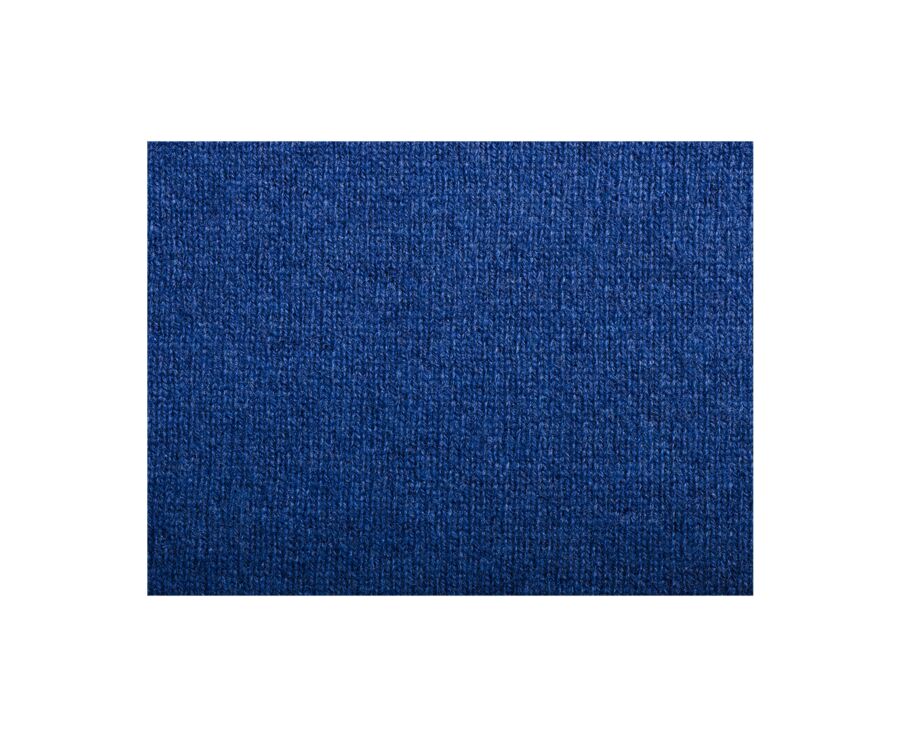 Mottled Jean Blue wool roll-neck jumper - EMERIC