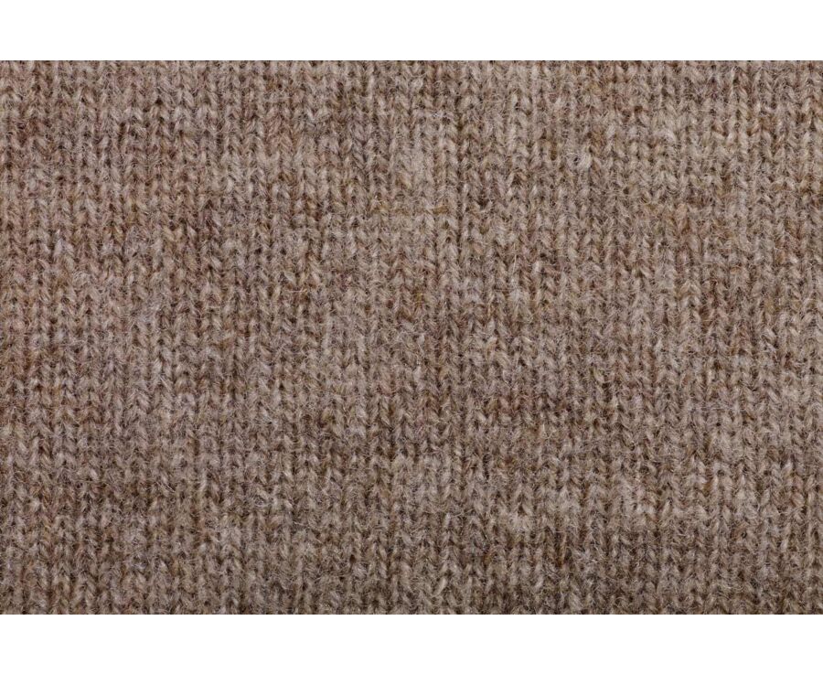 Men's roll-neck jumper – Light Heather Taupe - EMERIC