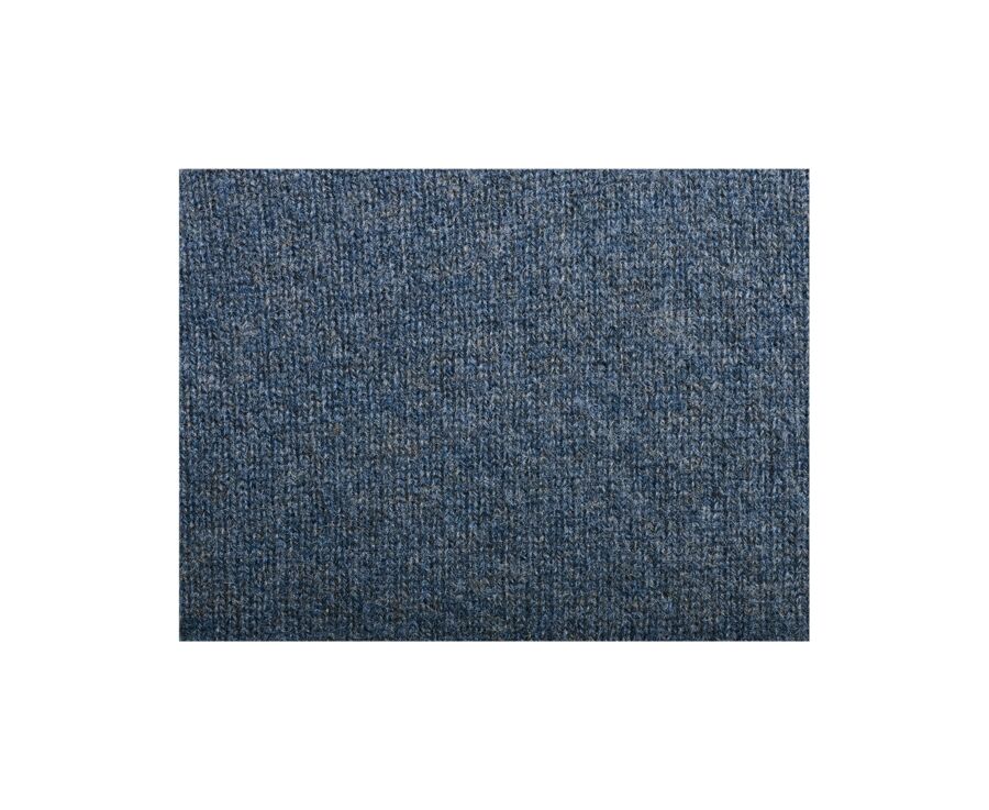 Green Melange v-neck wool jumper - ELIAN