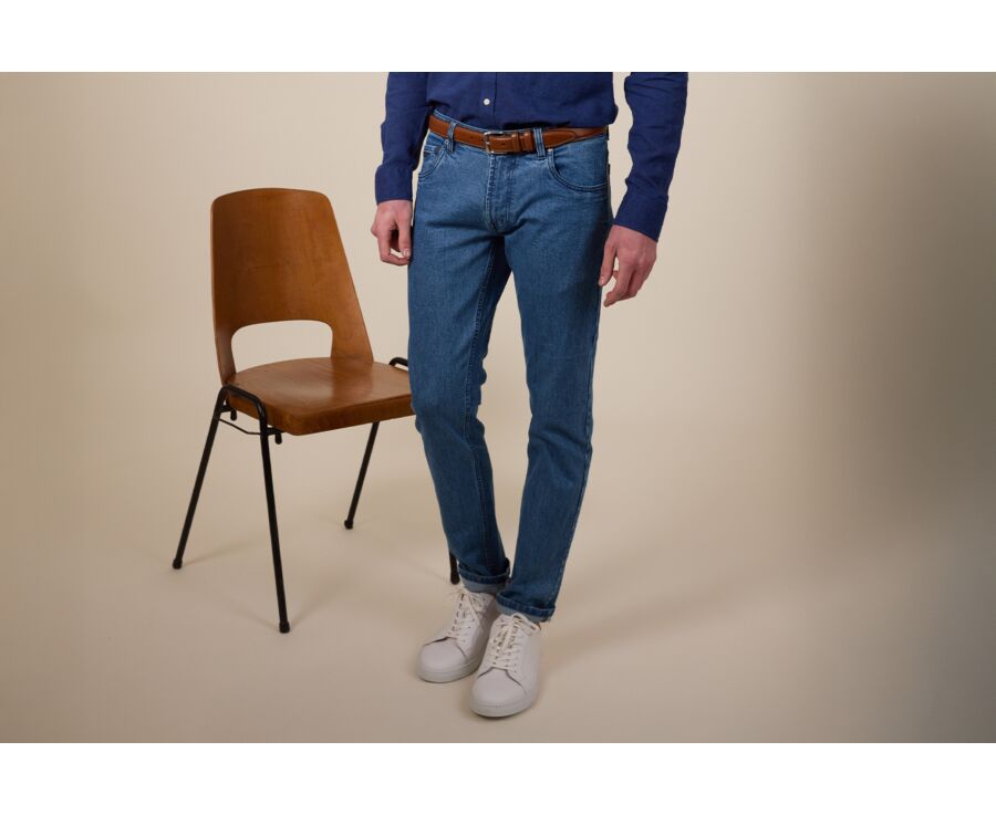 Light Denim Men's slim fit jeans - RIDLEY