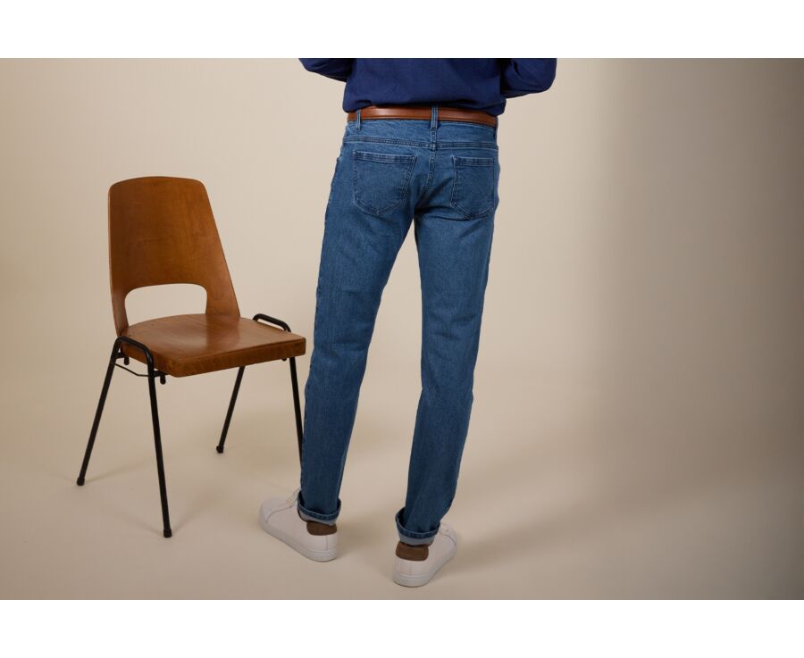 Light Denim Men's slim fit jeans - RIDLEY
