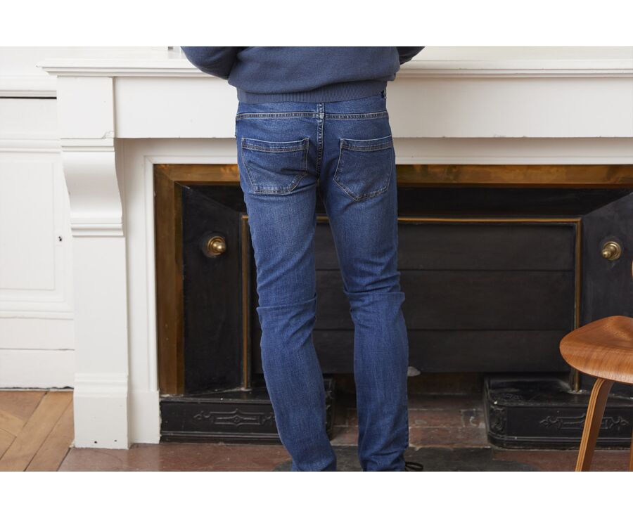 Denim stone Men's slim fit jeans - RIDLEY