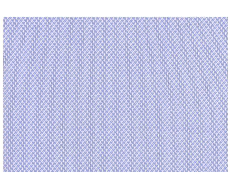 Blue Twill Cotton shirt - French collar - CLAUDIO