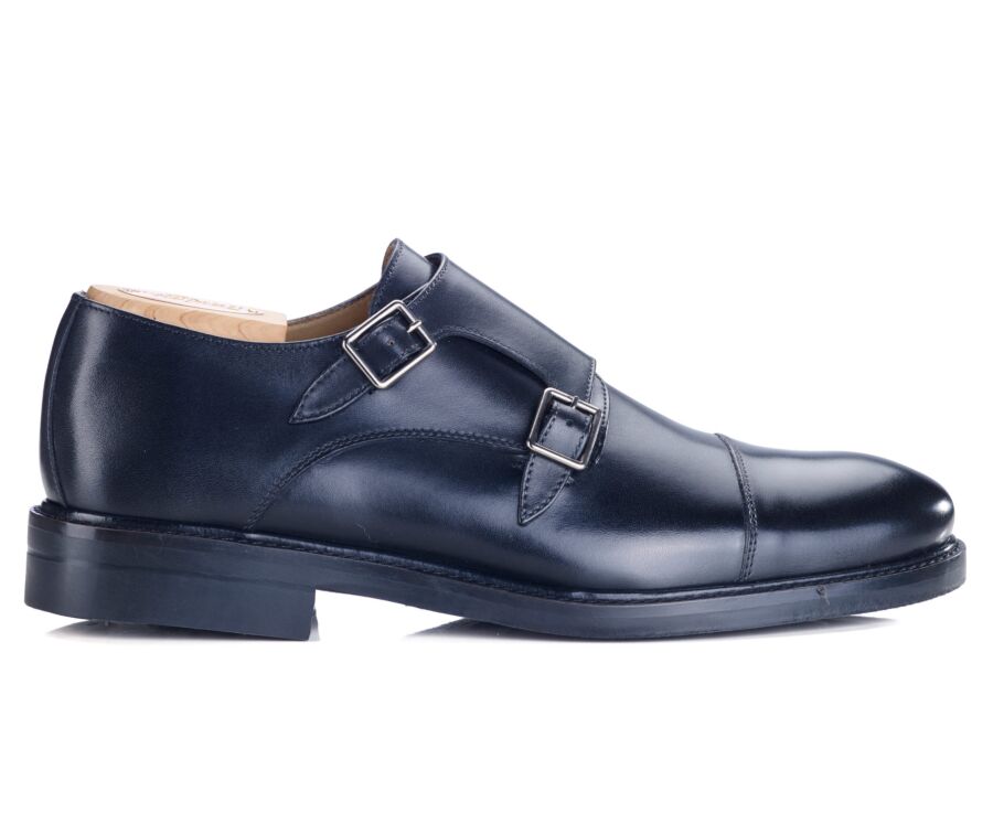 Double buckle new arrivals black shoes