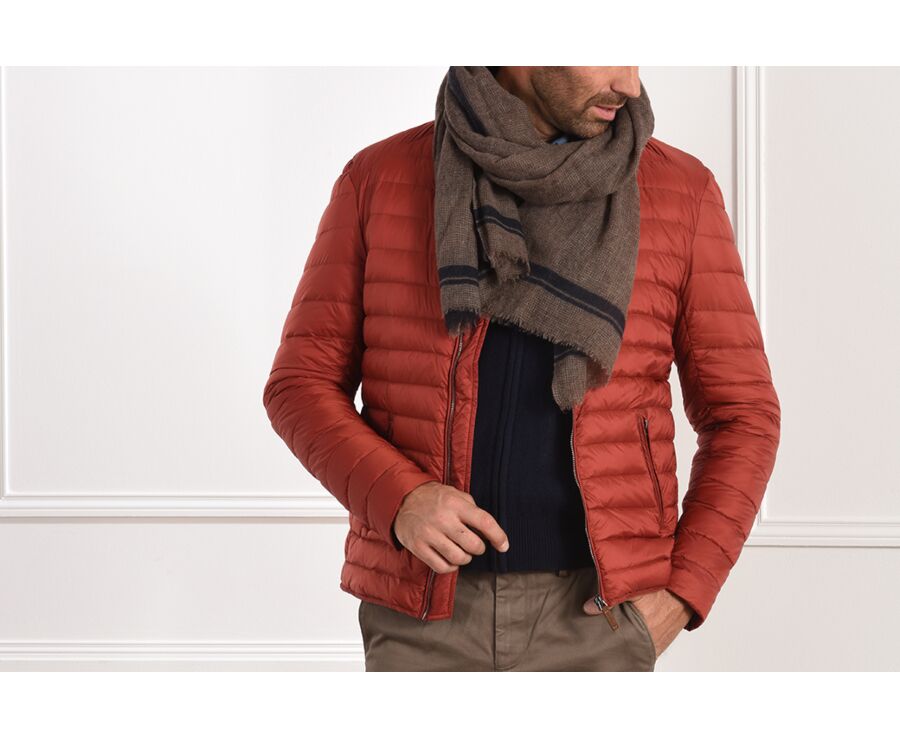 Copper Red Lightweight Puffer Jacket - SVEN
