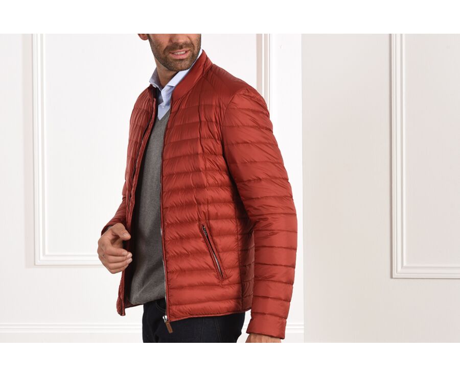 Copper Red Lightweight Puffer Jacket - SVEN