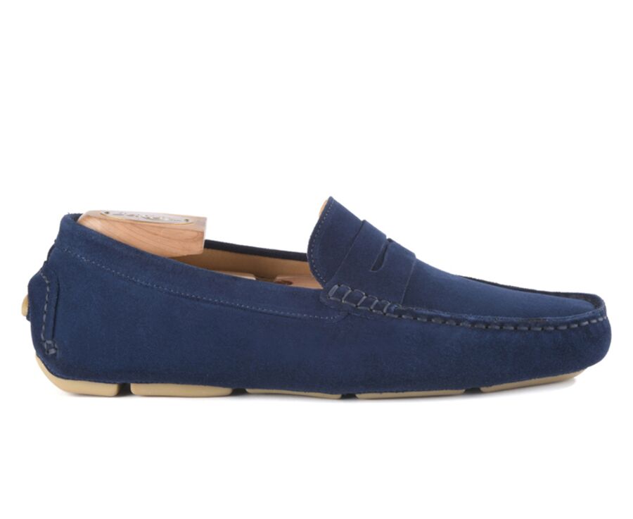 Indigo Blue Men's Driving Moccasins - SEACREST