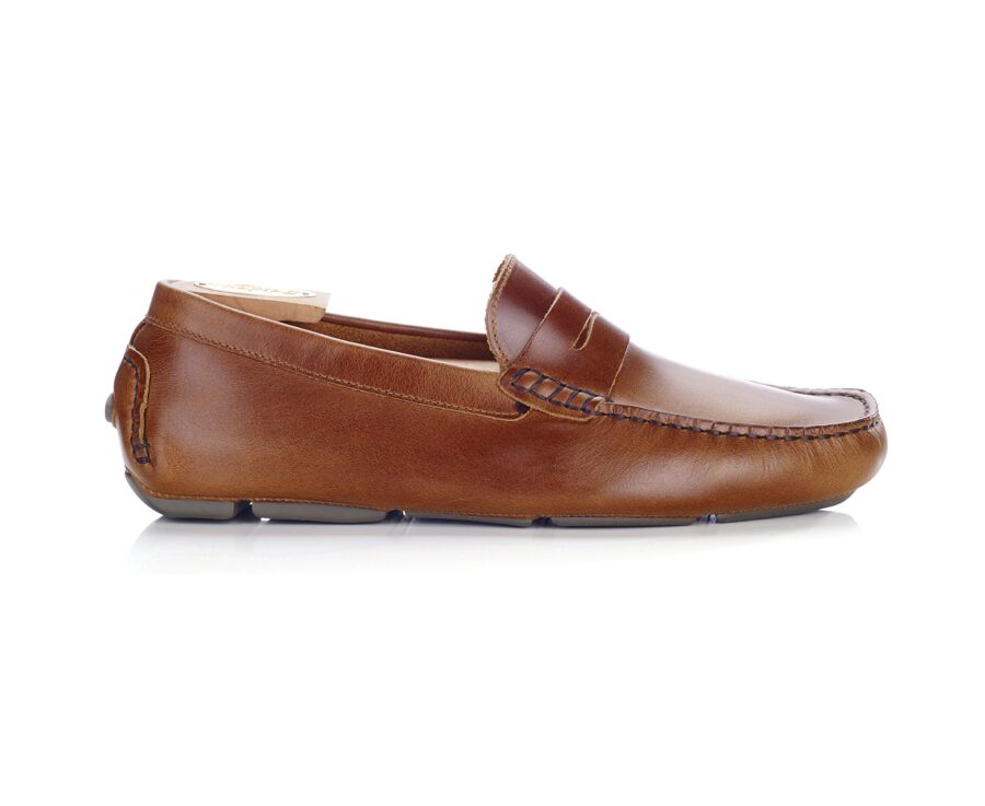 Chestnut Men's Moccasins - SEACREST II