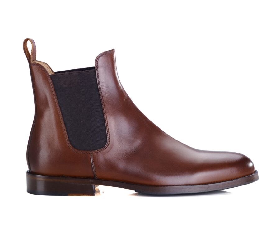 Chestnut chelsea boots outlet