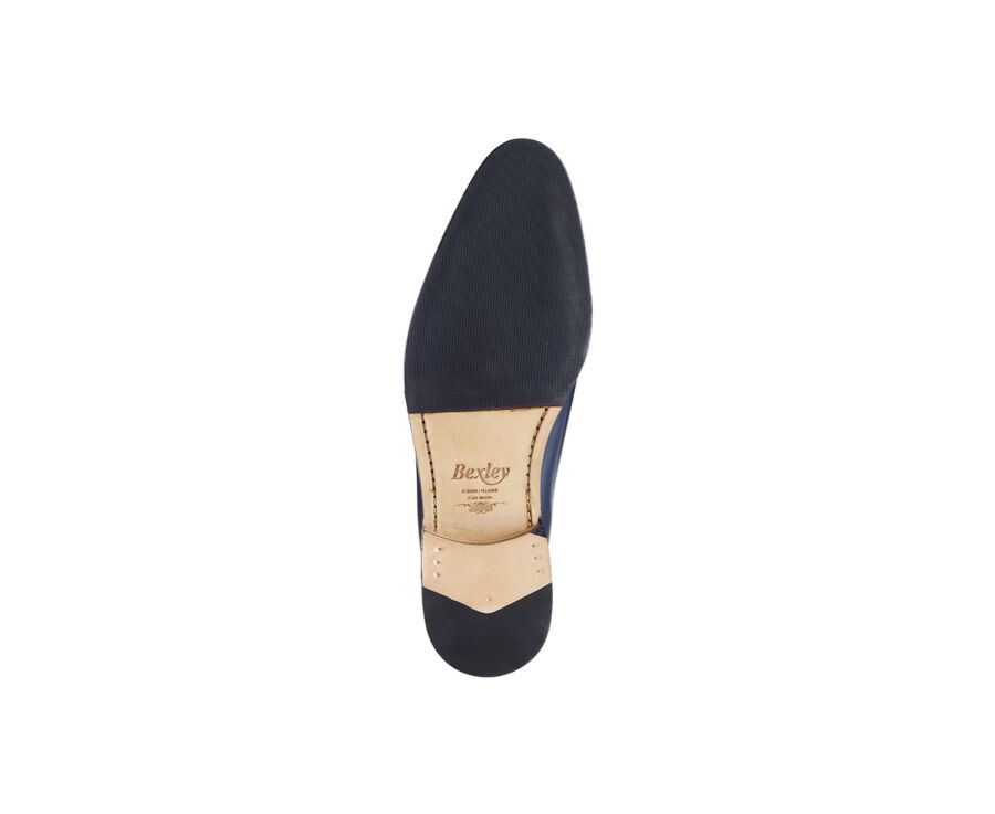 Navy Oxford shoes - Rubber pad - PETER PATIN