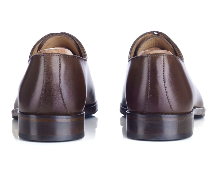 Dark Patina Chestnut Oxford shoes - Rubber pad - PETER PATIN