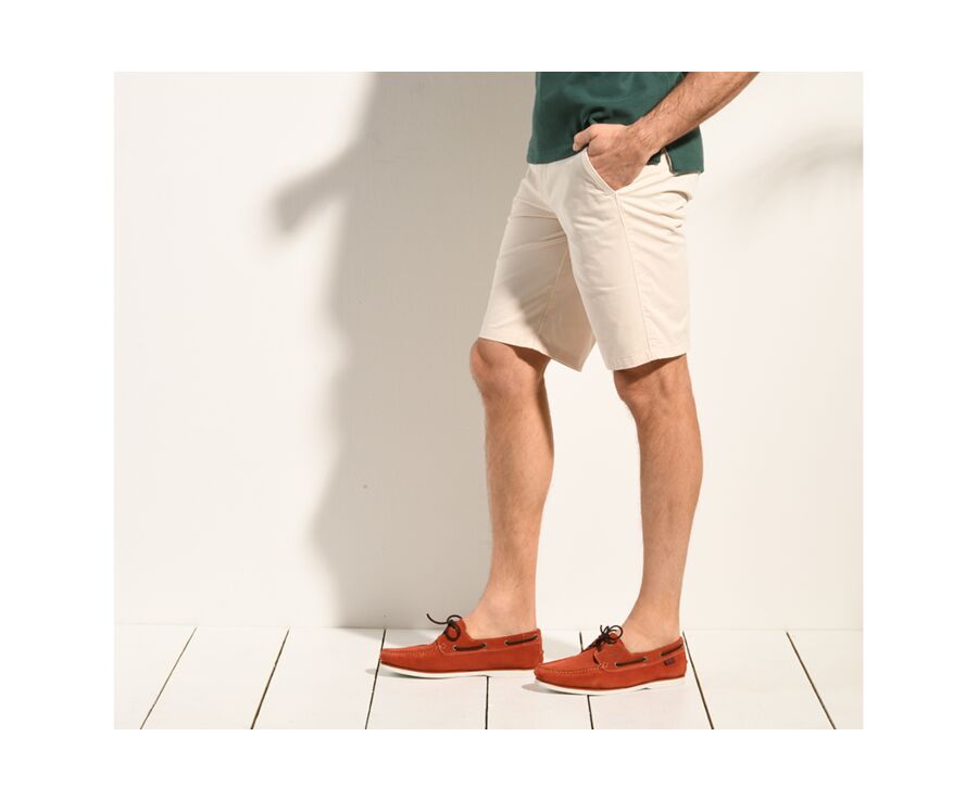 Off White Chino Shorts - BARLOW