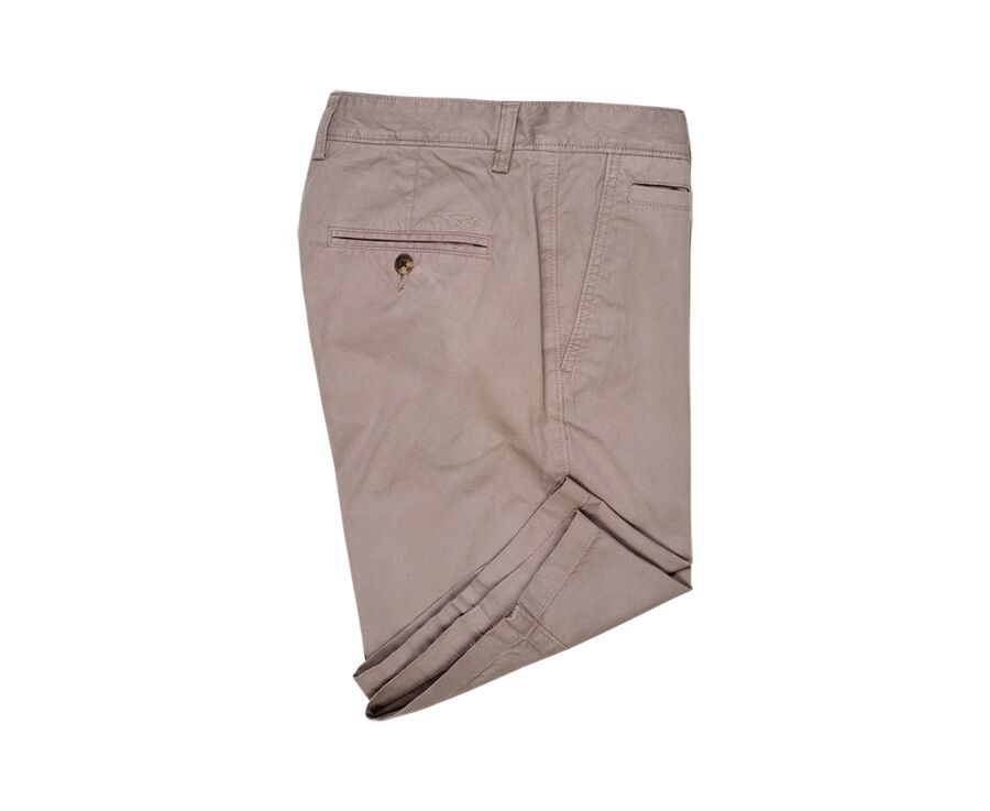 Taupe Chino Shorts - BARRICK
