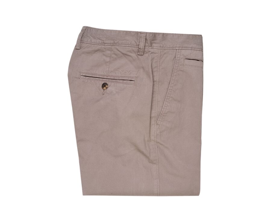 Taupe Chino Shorts - BARRICK