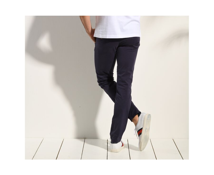 Navy Chino trousers for men - KEATON