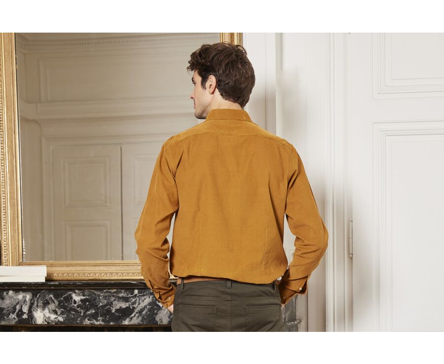 Caramel Corduroy shirt - WAYNE