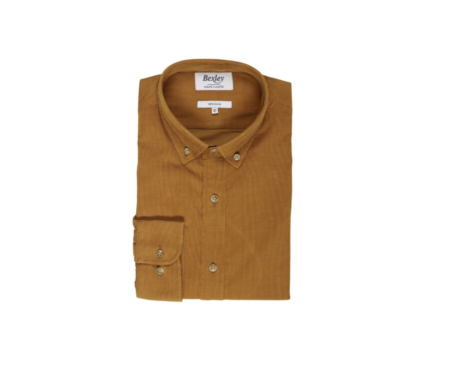 Caramel Corduroy shirt - WAYNE