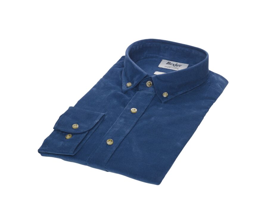 Denim Blue Corduroy shirt - WAYNE