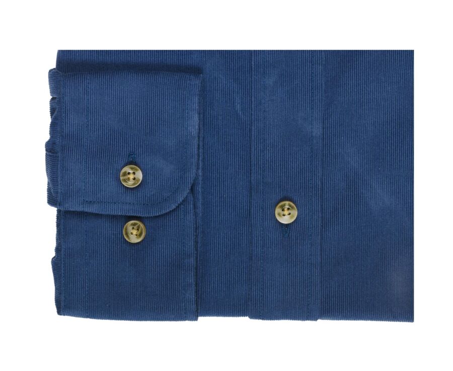 Denim Blue Corduroy shirt - WAYNE