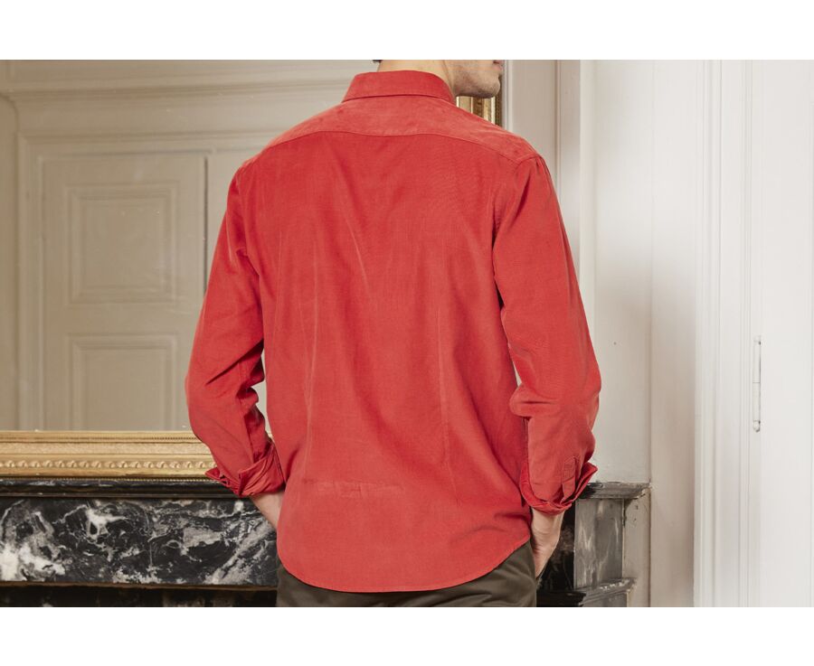 Red Fire Corduroy shirt - WAYNE