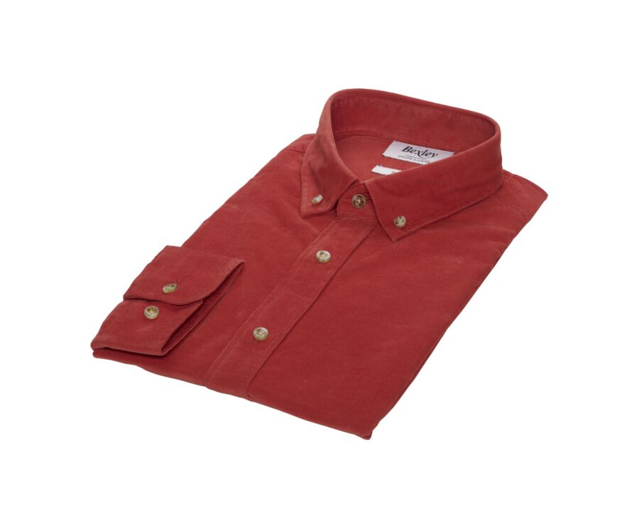 Red Fire Corduroy shirt - WAYNE