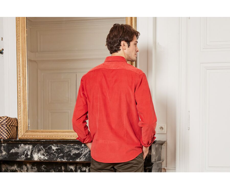 Red Fire Corduroy shirt - WAYNE