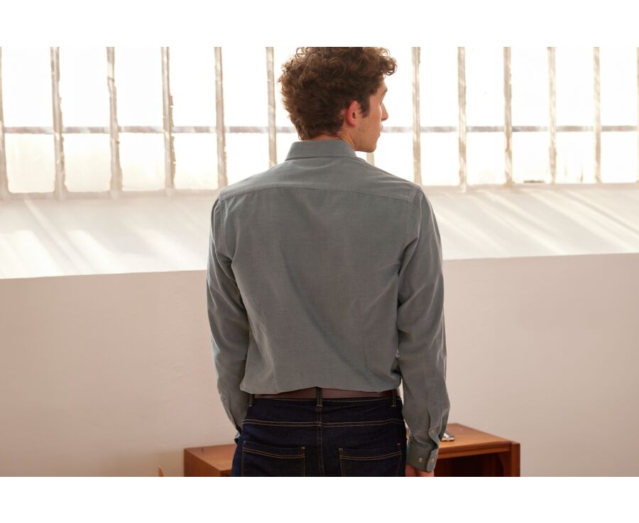 Lime Green Corduroy shirt - WAYNE