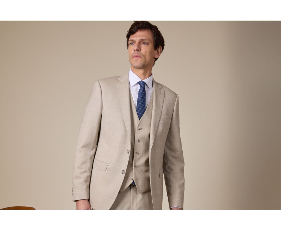 Prussian Blue Squared Silk Tie