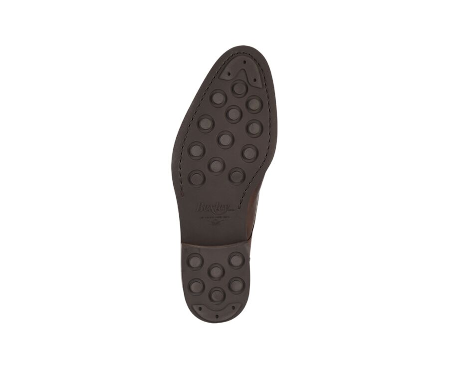 Patina Chocolate lace-up Boots Derby - ENFIELD II GOMME CITY