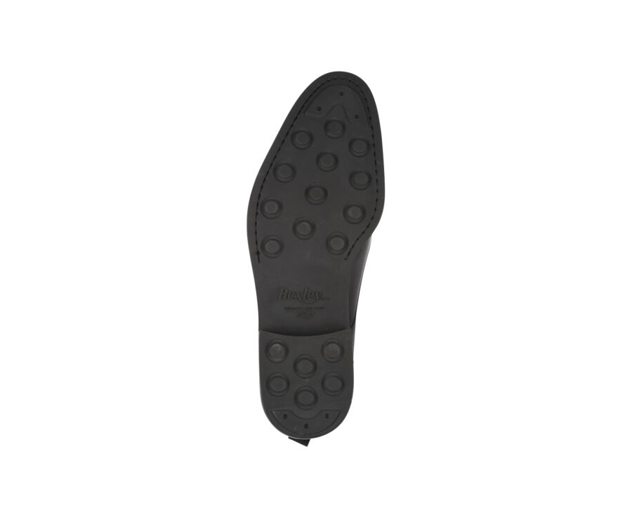 Patina Black lace-up Boots Derby - ENFIELD II GOMME CITY