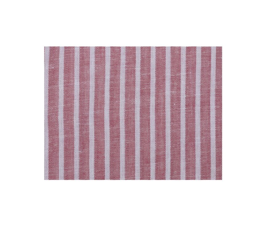 Old Pink and White cotton linen shirt - EDIBERT