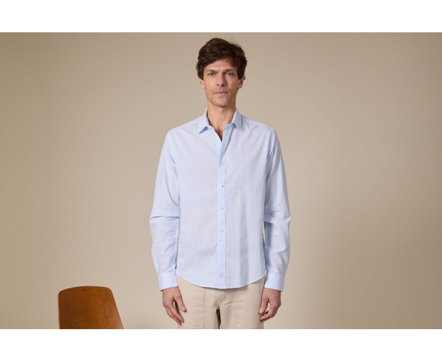Pale Blue and White - EDIBERT