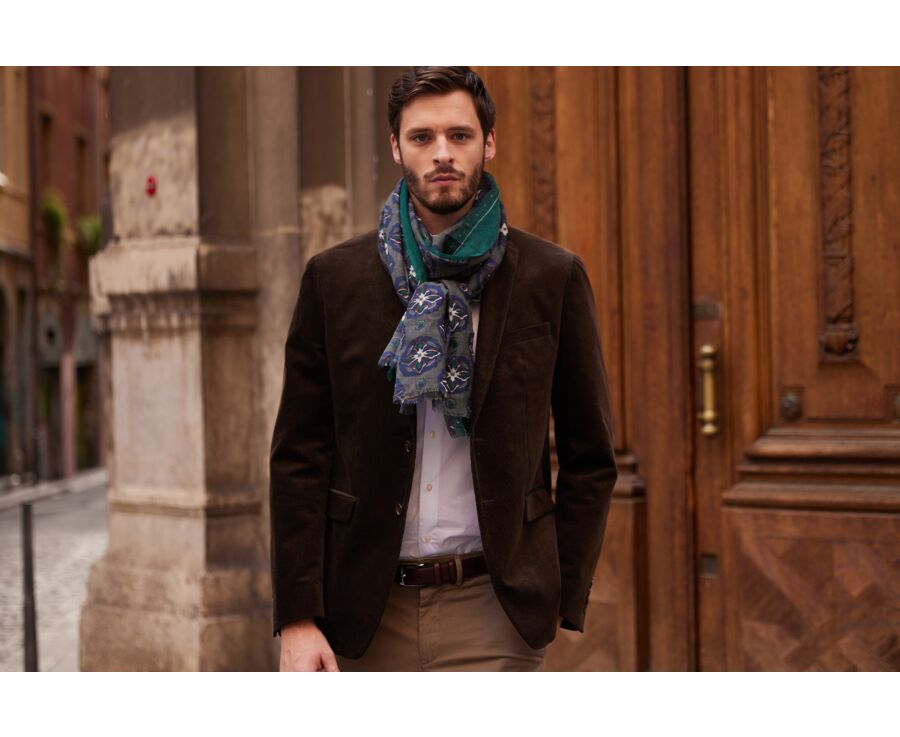 Men's Brown Suit Blazer - LÉONTILDE