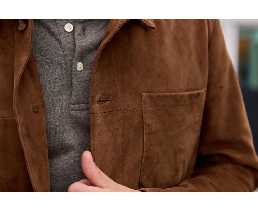 Havana Leather Jacket - FAUSTIN