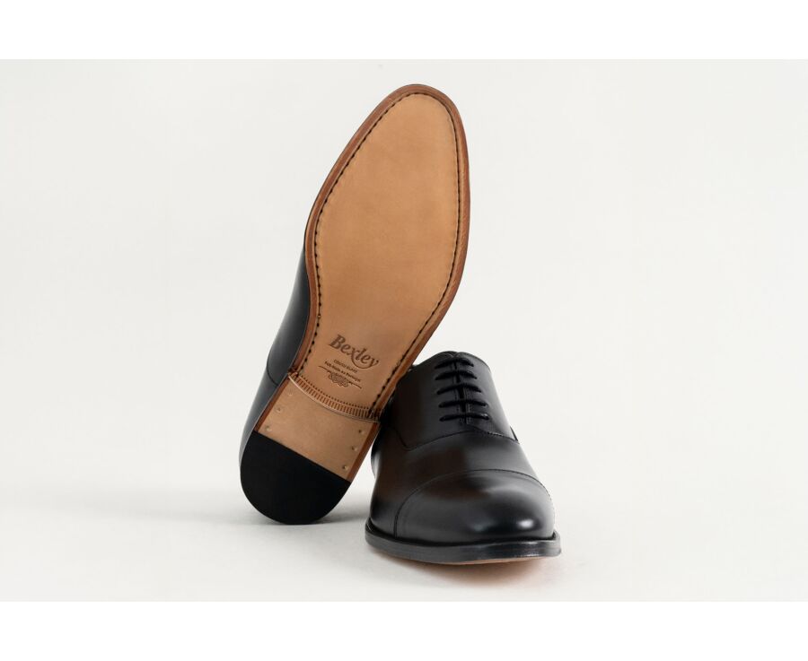 Black Oxford shoes - Leather outsole - WINFORD