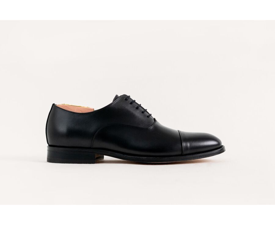 Black Oxford shoes - Leather outsole - WINFORD