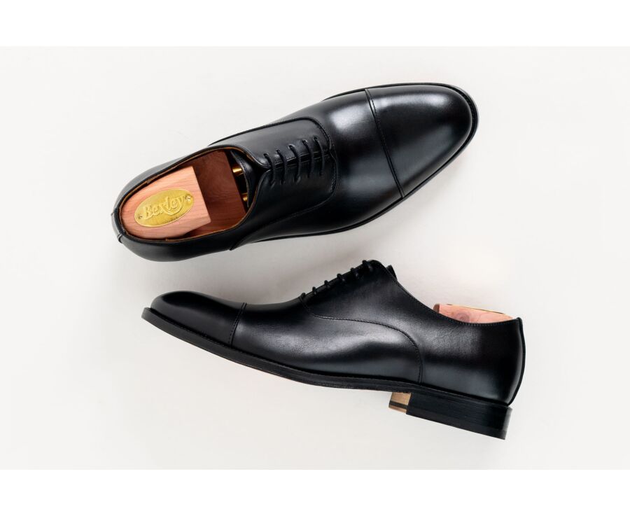 Black Oxford shoes - Leather outsole - WINFORD