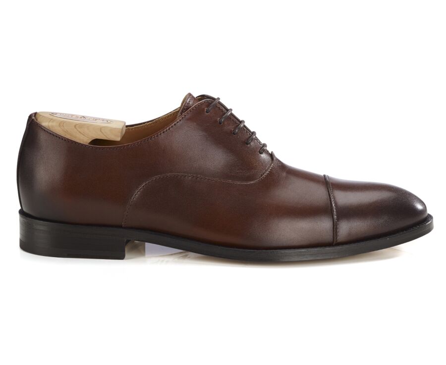 Patina Cognac Men's Oxford shoes - Leather outsole - WINFORD