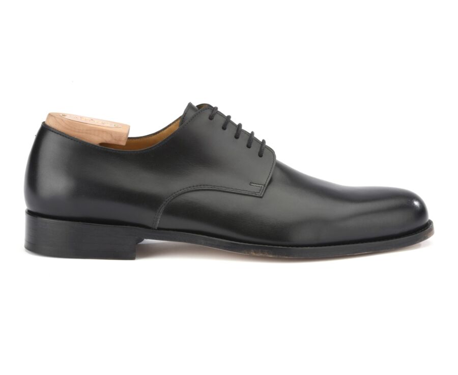 Black Derby Shoes - Leather outsole - DOVER