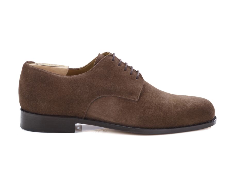 Havana suede Derby Shoes - Leather outsole - DOVER